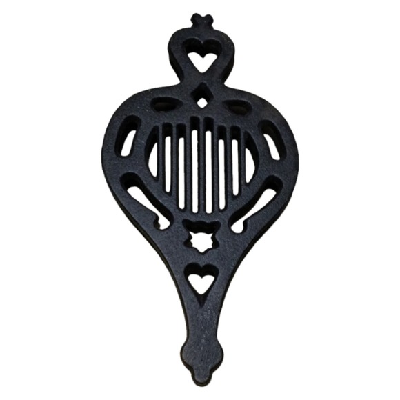 Vintage Footed Cast Iron Trivet - Picture 1 of 2